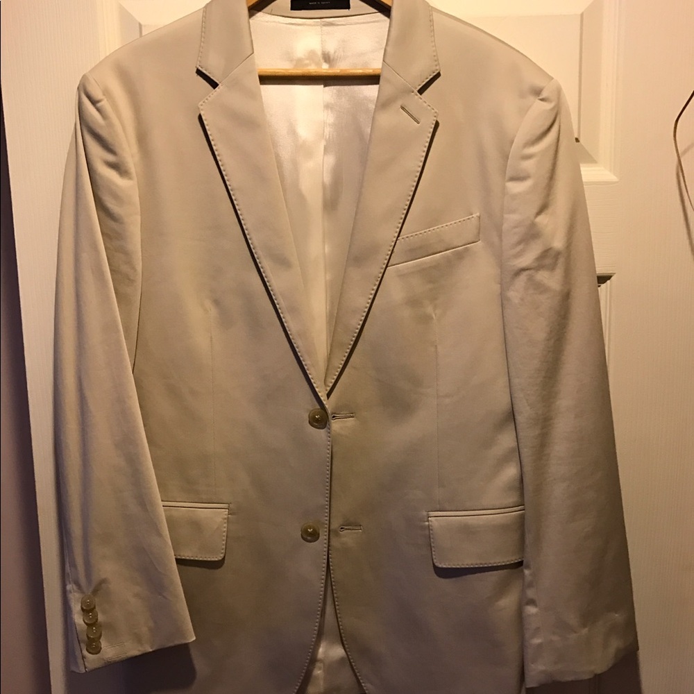 Express Cream Men's Suit Blazer